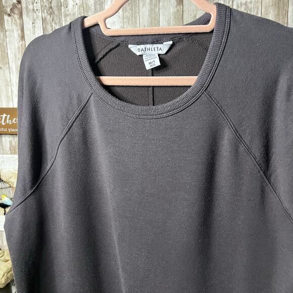 Athleta Coaster Luxe Sweatshirt – Heathered Gray – Size Medium Tall - Picture 7 of 7